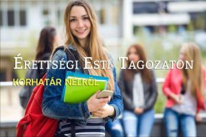 Érettségi 2 év alatt esti tagozaton