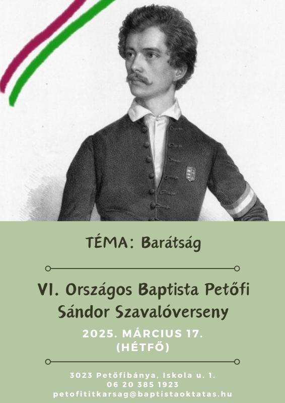 VI. Országos Baptista Petőfi Sándor Szavalóverseny